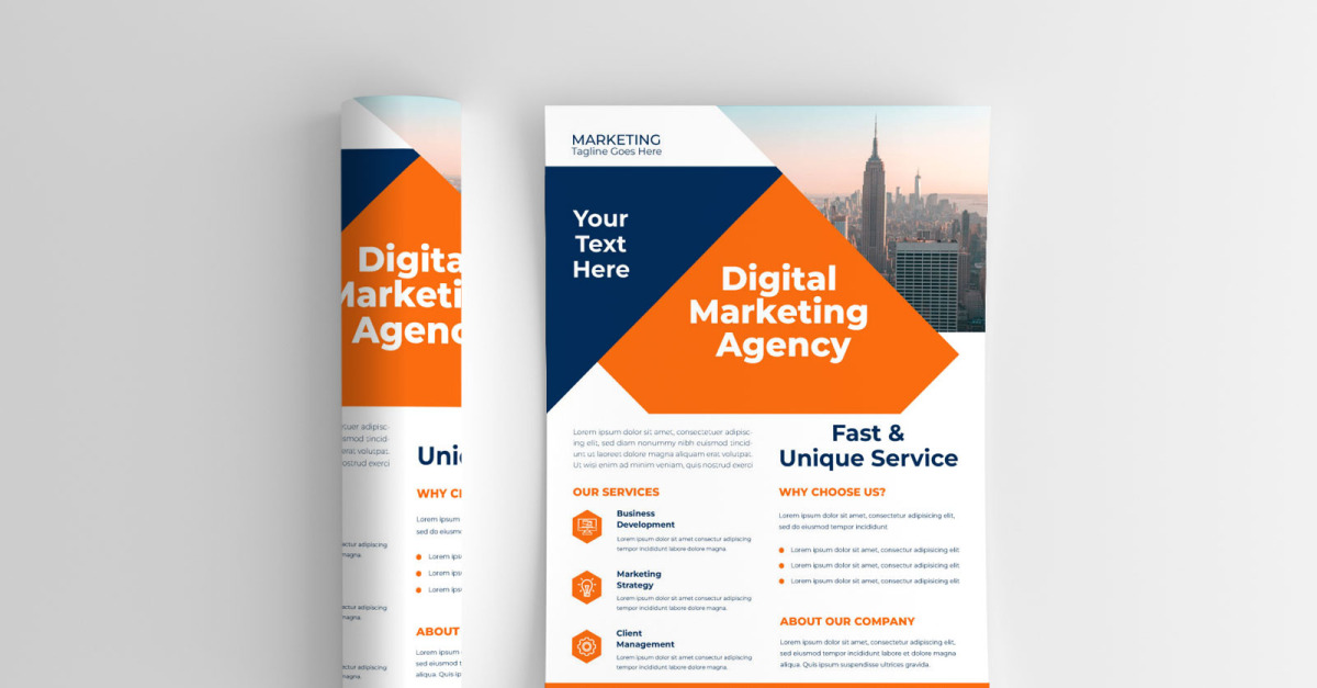 Digital Marketing Agency Business Innovation Summit Flyer
