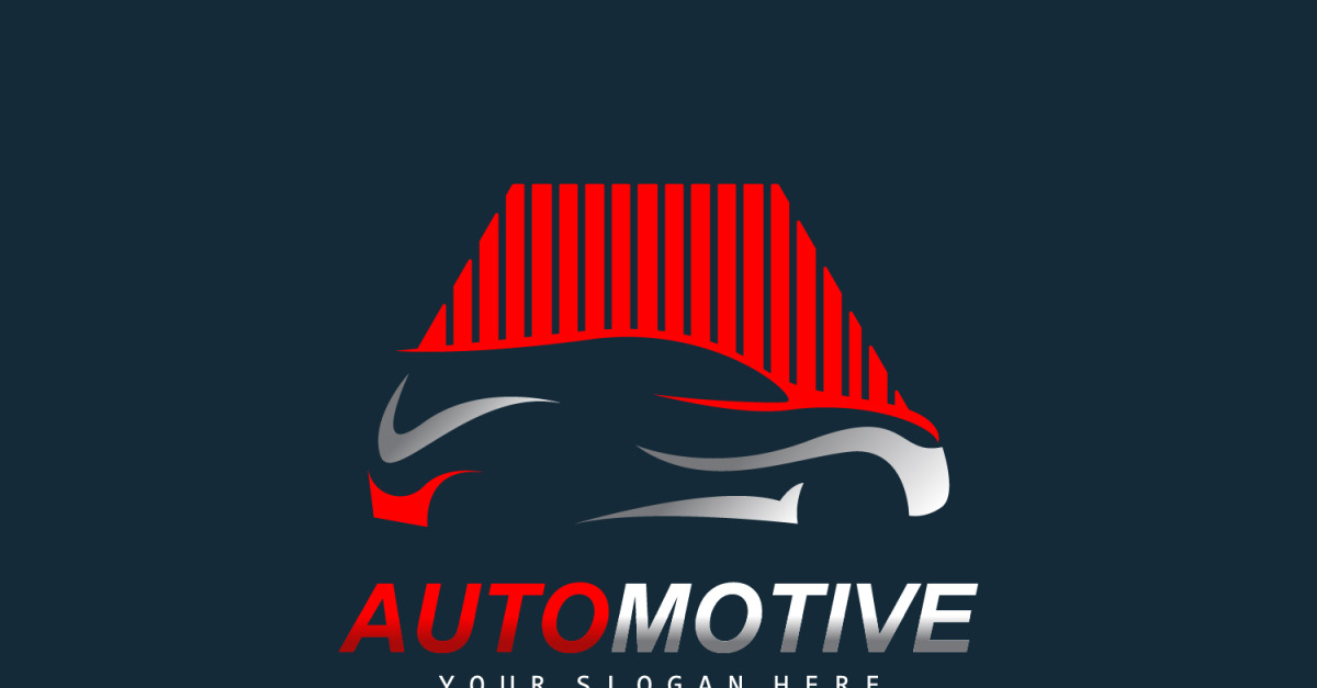 Araba Logosu Otomotiv Tamir Vektör Tasarımı V7