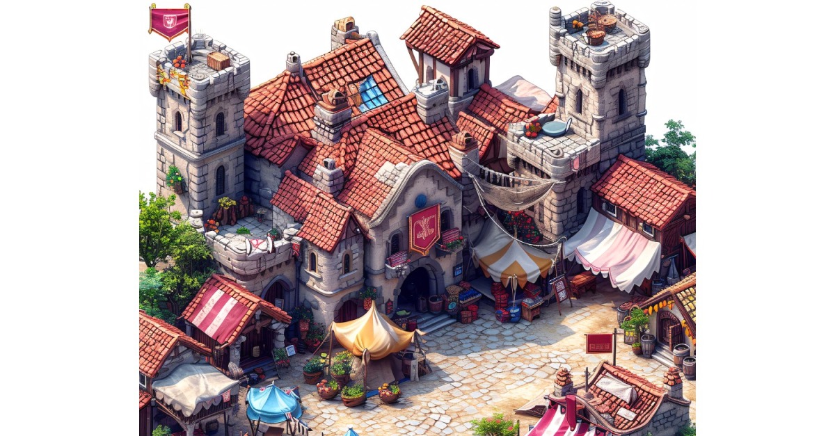 Large Marketplace Set of Video Games Assets Sprite Sheet 10