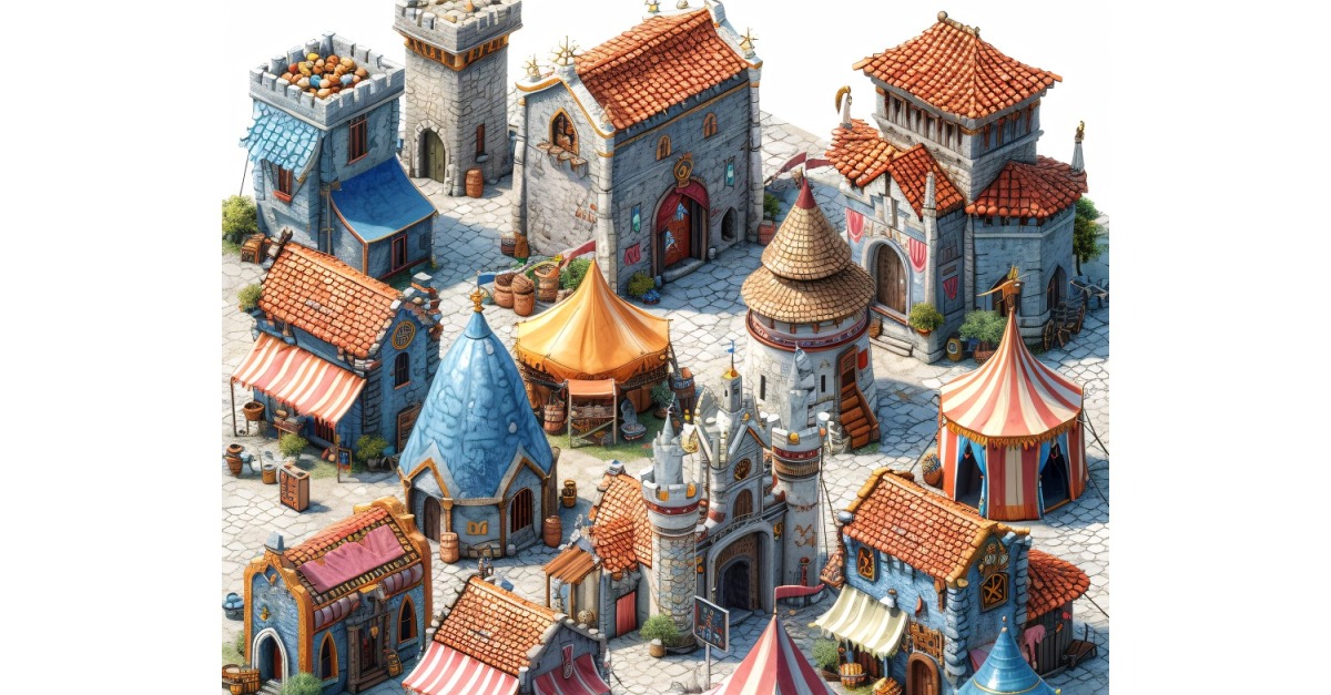 Large Marketplace Set of Video Games Assets Sprite Sheet 3