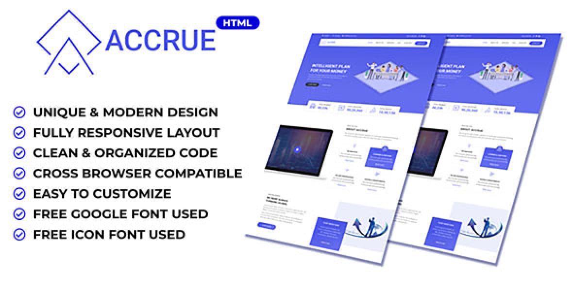 Accrue - Investment Website HTML Templates