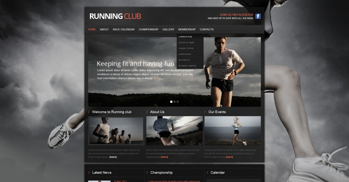 Running Website Template
by WT