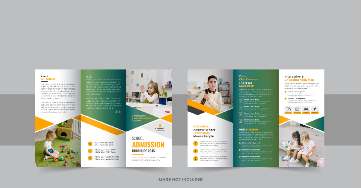admission-des-enfants-la-rentr-e-scolaire-trois-volets-conception