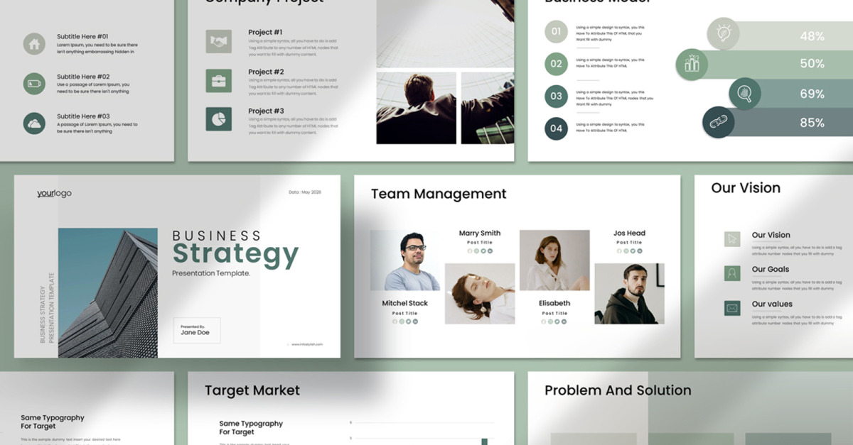 Business Strategy PowerPoint Presentation Template