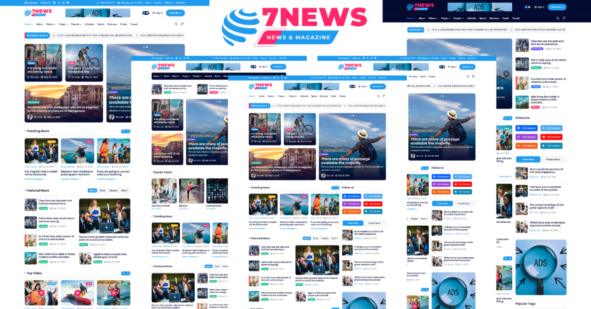 7News - News And Magazine HTML5 Template