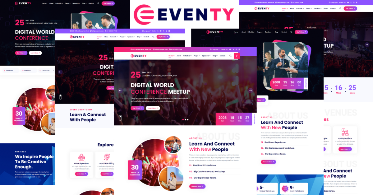 Eventy - Event And Conference HTML5 Template