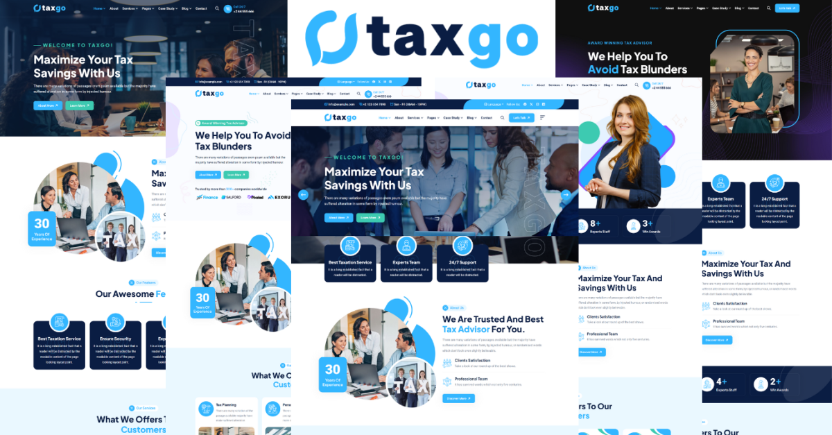 Taxgo - Tax Advisor & Consulting HTML5 Template