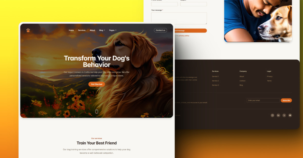 Canis - Dog Training Services HTML Website Template