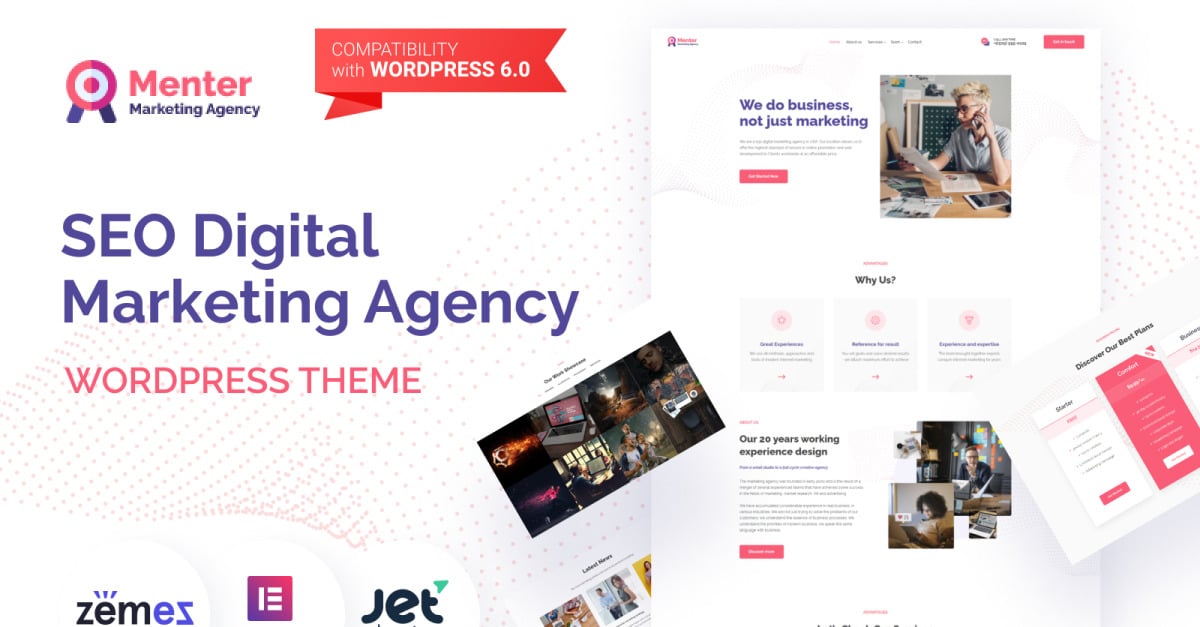 Menter - SEO Digital Marketing Agency WordPress Theme
by ZEMEZ