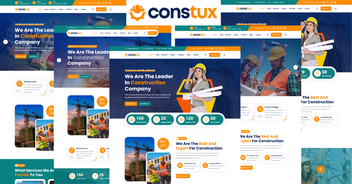 Constux - Construction HTML5 Template