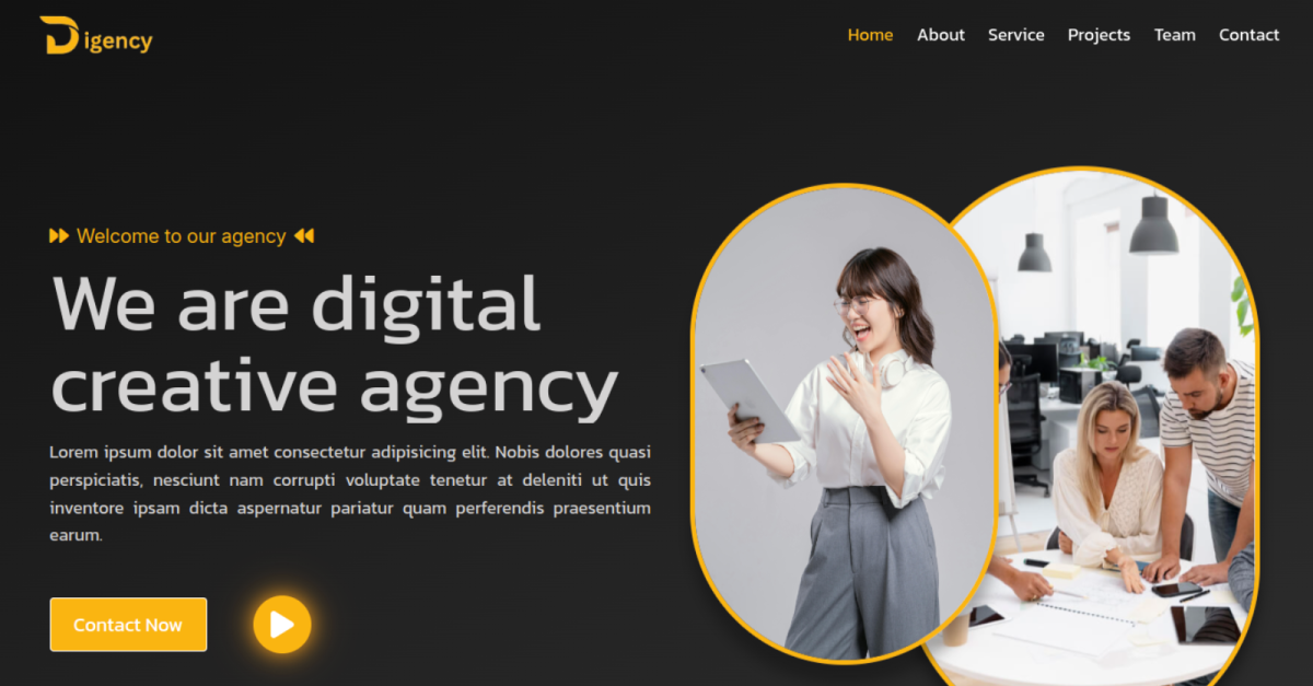 Digency - Responsive HTML5 Template