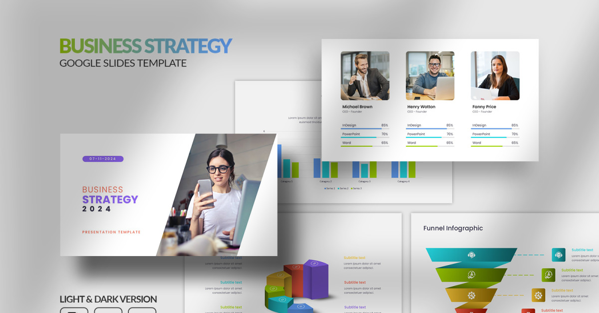 Business Strategy Google Slides #465850 - TemplateMonster
