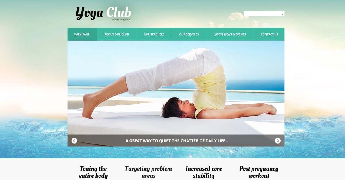 Yoga teachers Joomla Page Builder
