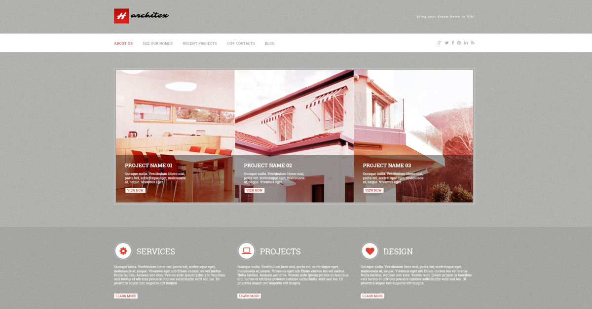 Architektur Responsive WordPress Theme - TemplateMonster