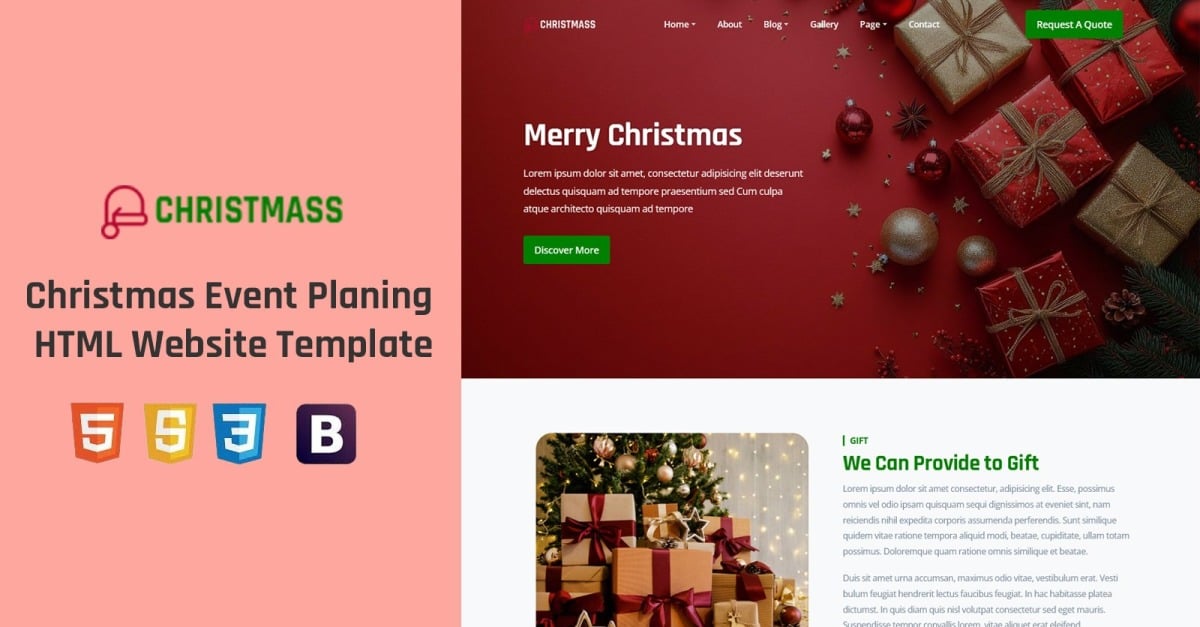 Christmass - Christmas Event Planing HTML Website Template