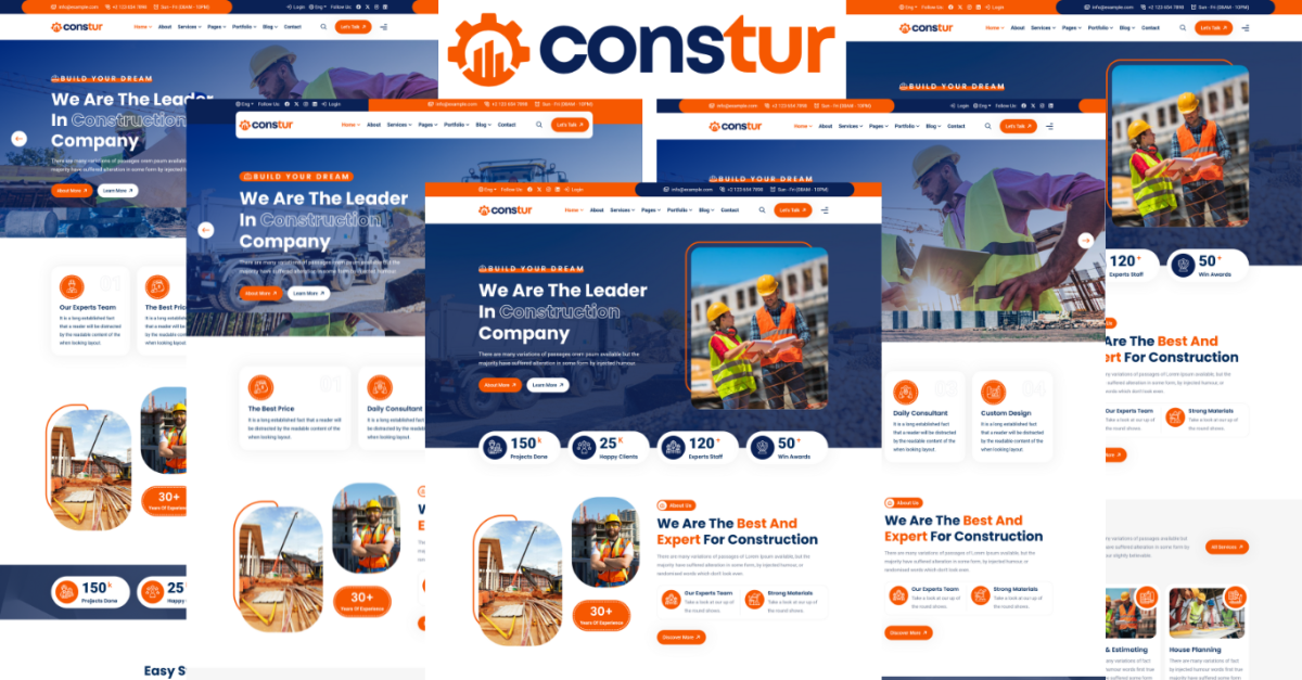 Constur - Construction HTML5 Template