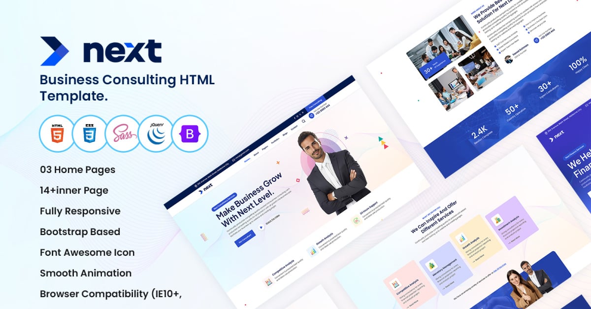 Next - IT Solution & Business Experts HTML Template