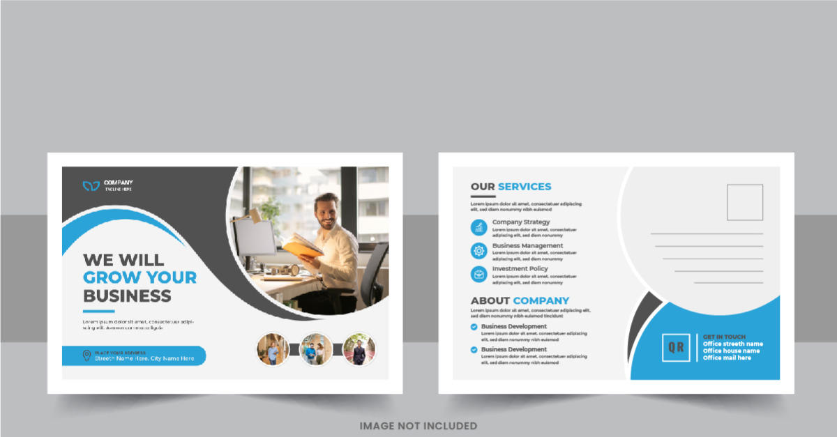 Progettazione di cartoline creative o layout di progettazione di ...