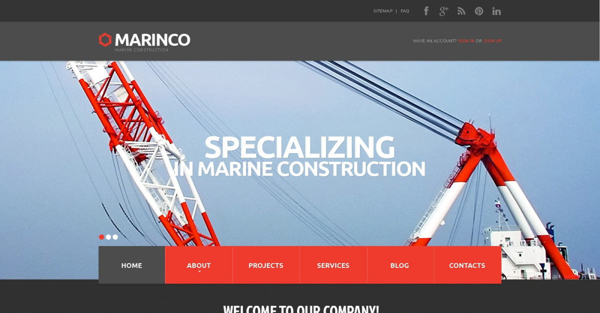 Industrial Responsive Website Template
by WT