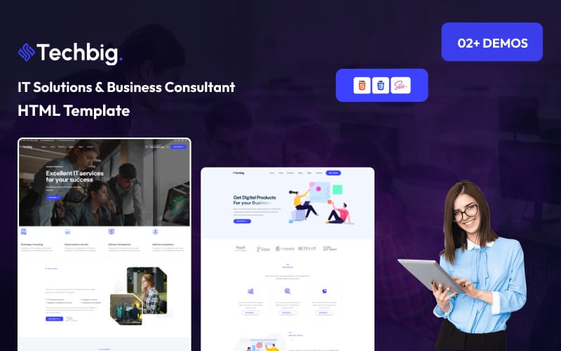 Techbig - IT Solution & Business Consultant HTML Template