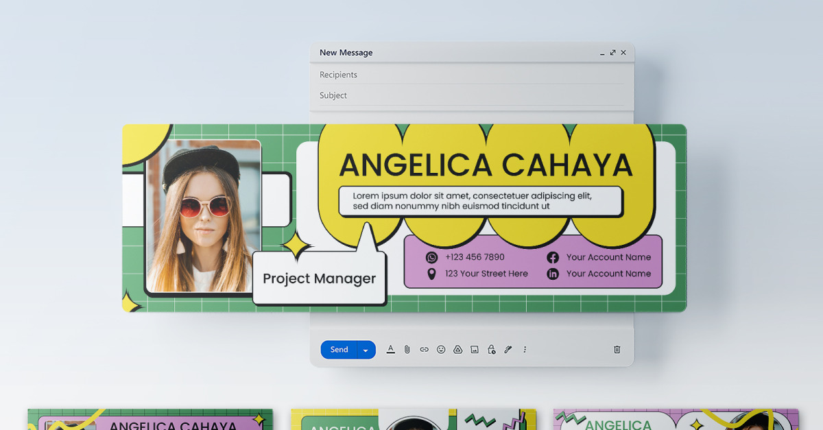 Playful Email Header Template 731 #485935 - TemplateMonster