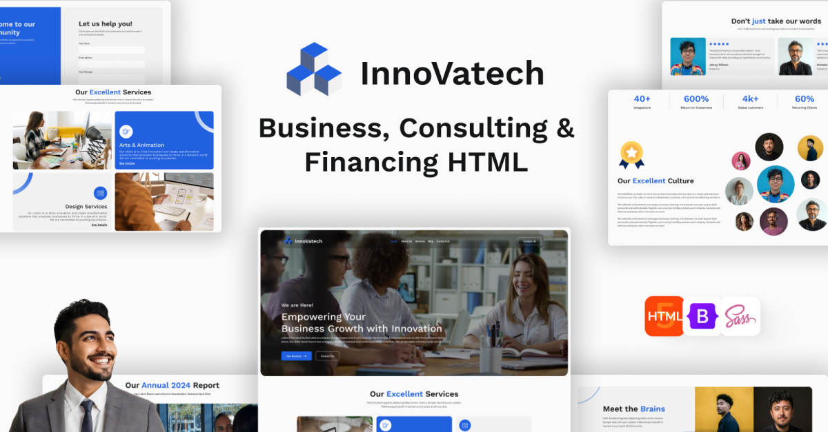 InnoVatech  - Corporate & Business Services HTML Template