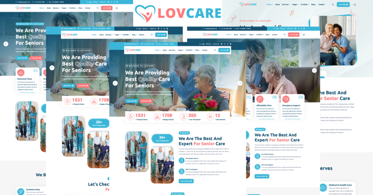 Lovcare - Senior And Elderly Care HTML5 Template