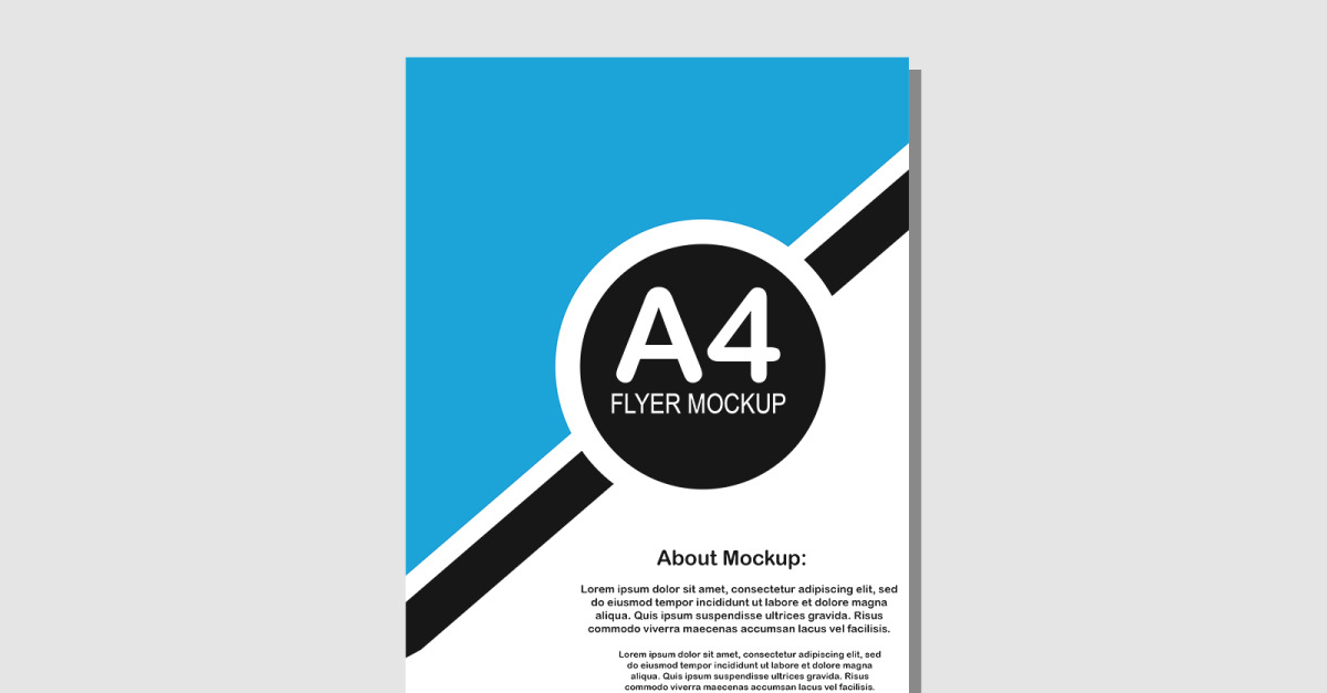 Fillet Template Flyer Mockup Design PSD Template #487022 - TemplateMonster