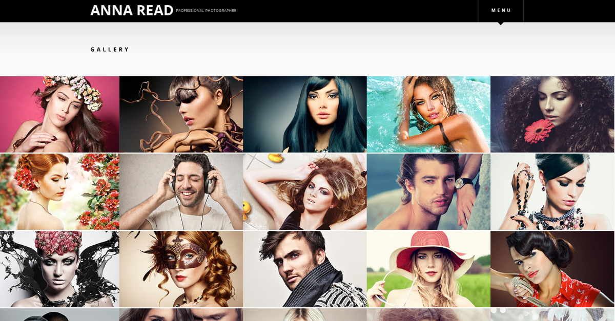 Photographer Portfolio Website Template
by WT