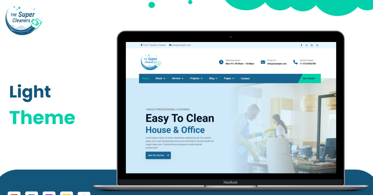 The Super Cleaners - Multipage Cleaning Services HTML Website Template