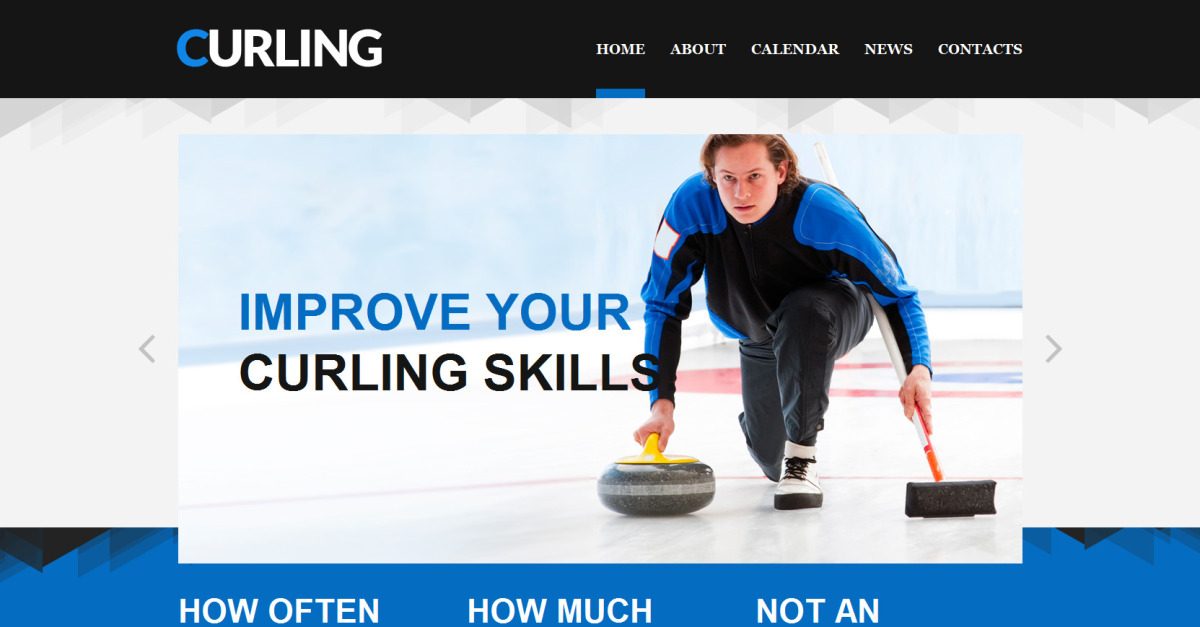 Curling Responsive Website Template
by WT