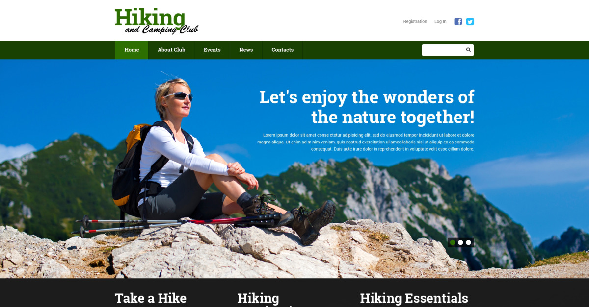 Hiking Responsive Website Template
by WT