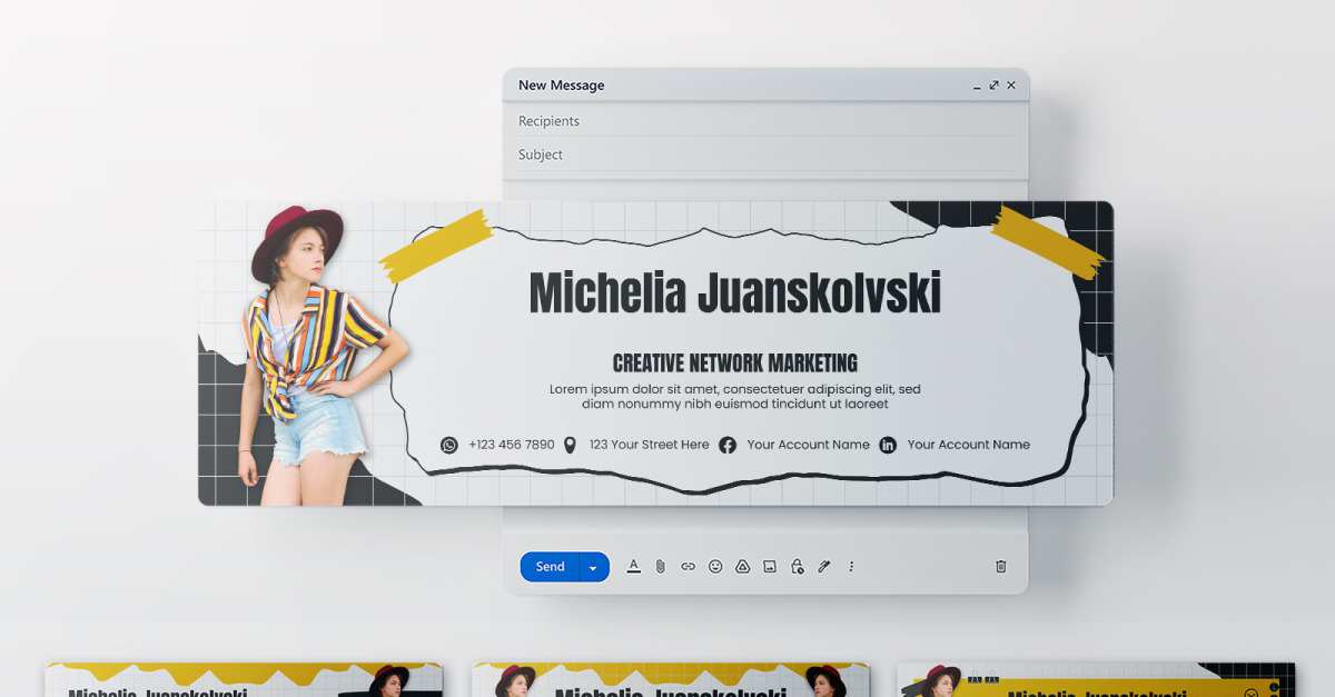 Creative Email Header Template #496775 - TemplateMonster