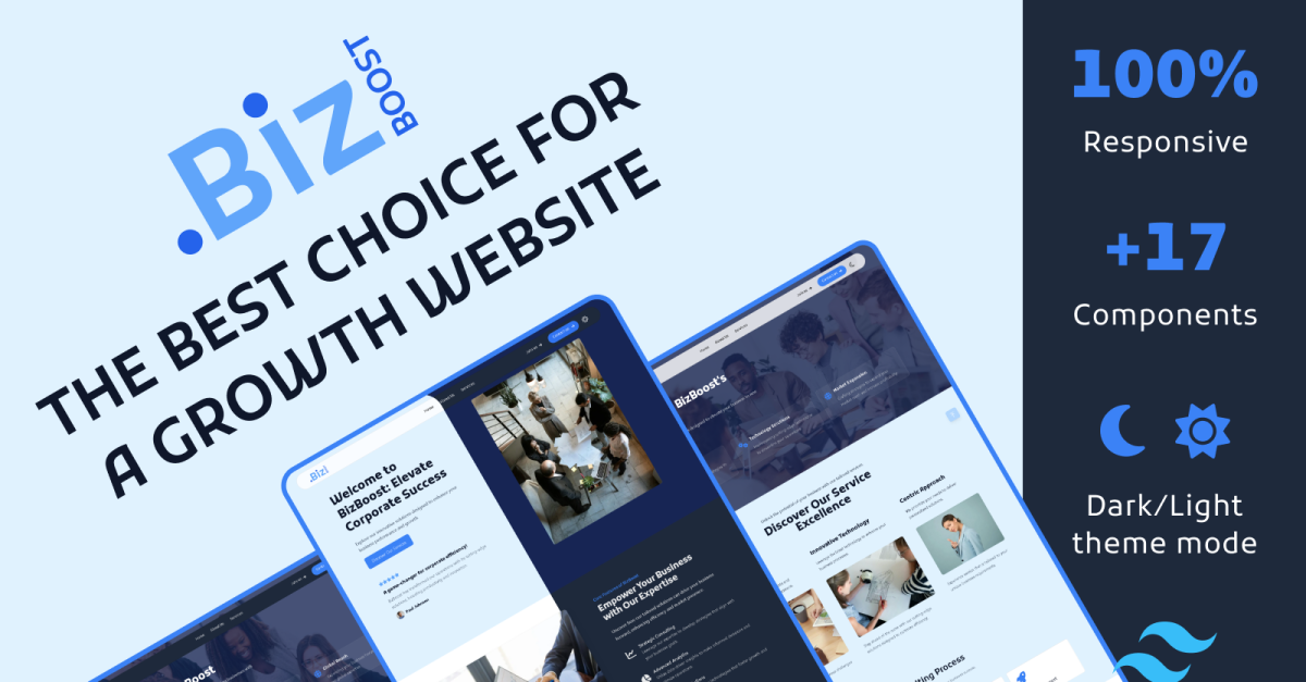 BizBoost - The Best Choice for Business Growth Website Ultimate Template