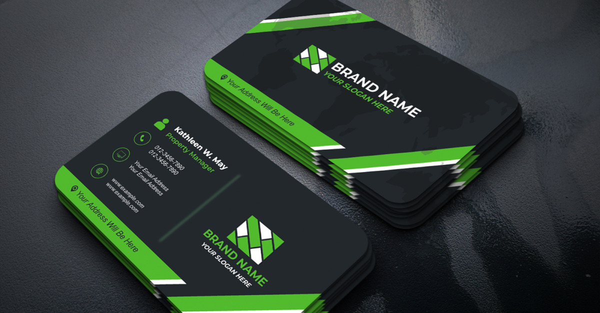Multipurpose Business Card Template - E-card - Visiting Cards 803