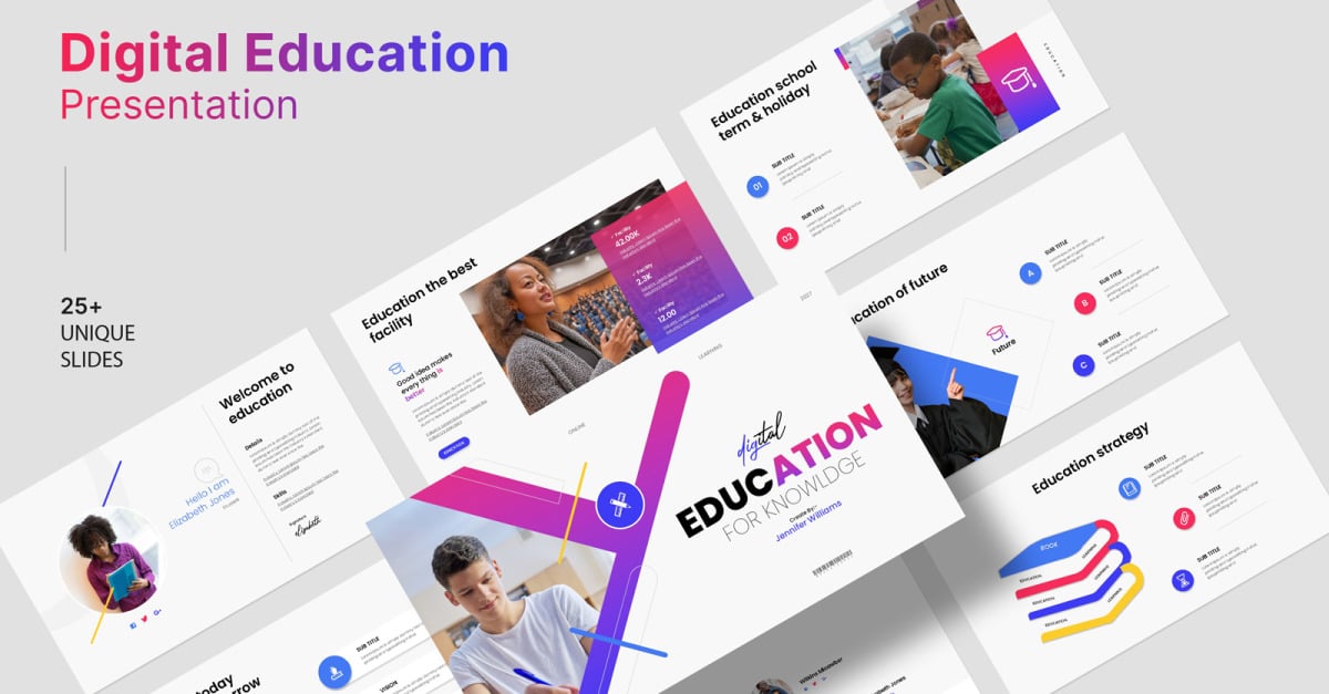 2027 Digital Education Google Slide Template