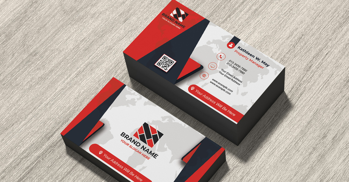 Multipurpose Business Card Template - E-card - Visiting Cards 816