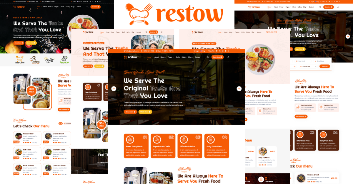 Restow - Restaurant HTML5 Template