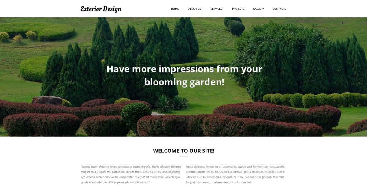 Garden Design Responsive Website Template
by WT