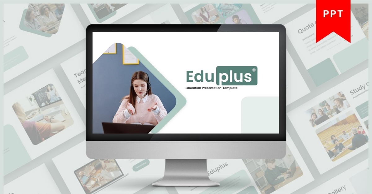 Eduplus – Education PowerPoint Template - TemplateMonster