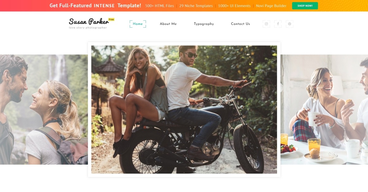 Modèle de site Web gratuit Bootstrap 4 HTML Template