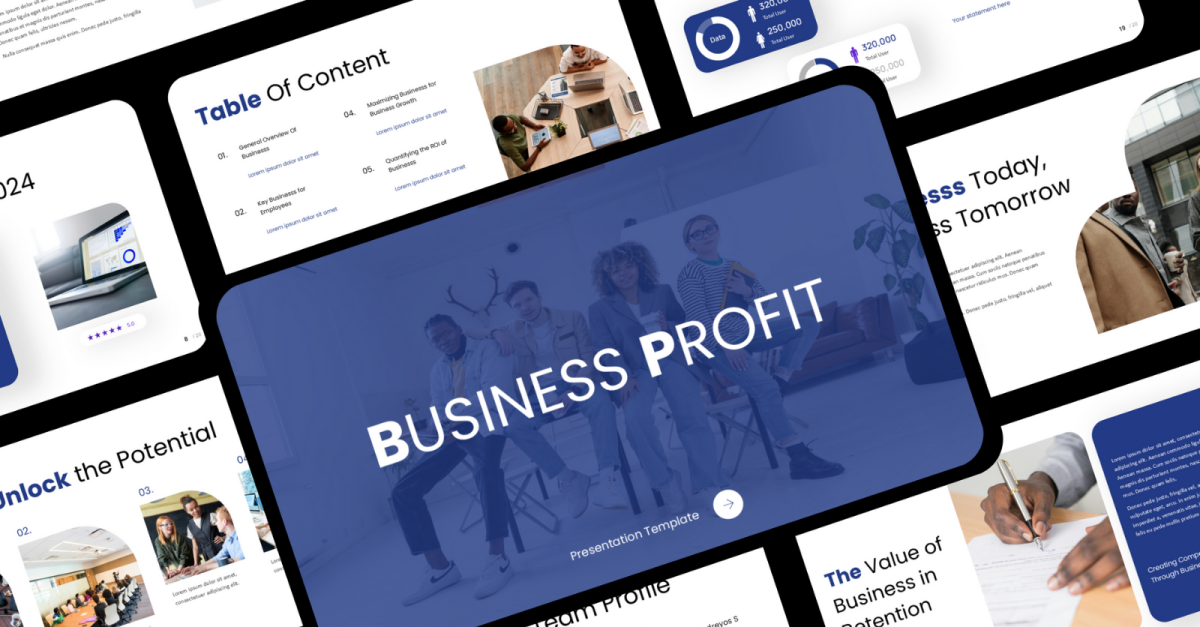 Profit - Business Presentation #518604 - TemplateMonster
