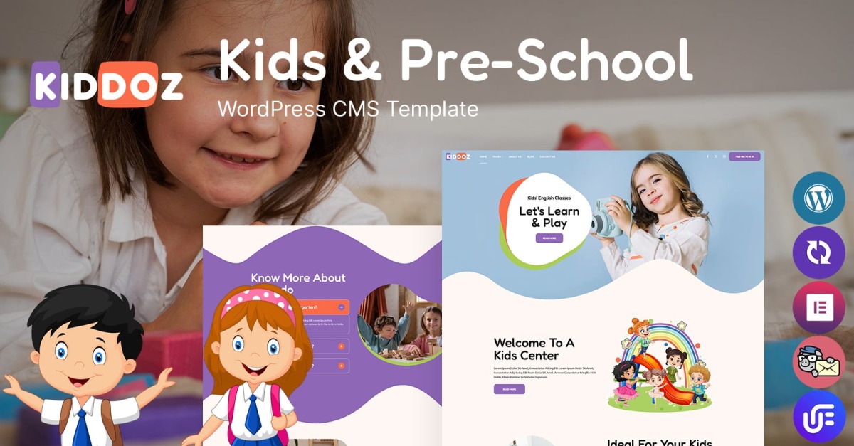 Kiddoz - Kids And Pre-School WordPress Theme