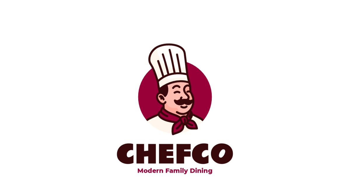 Chefco – Classic Chef Mascot Logo Design