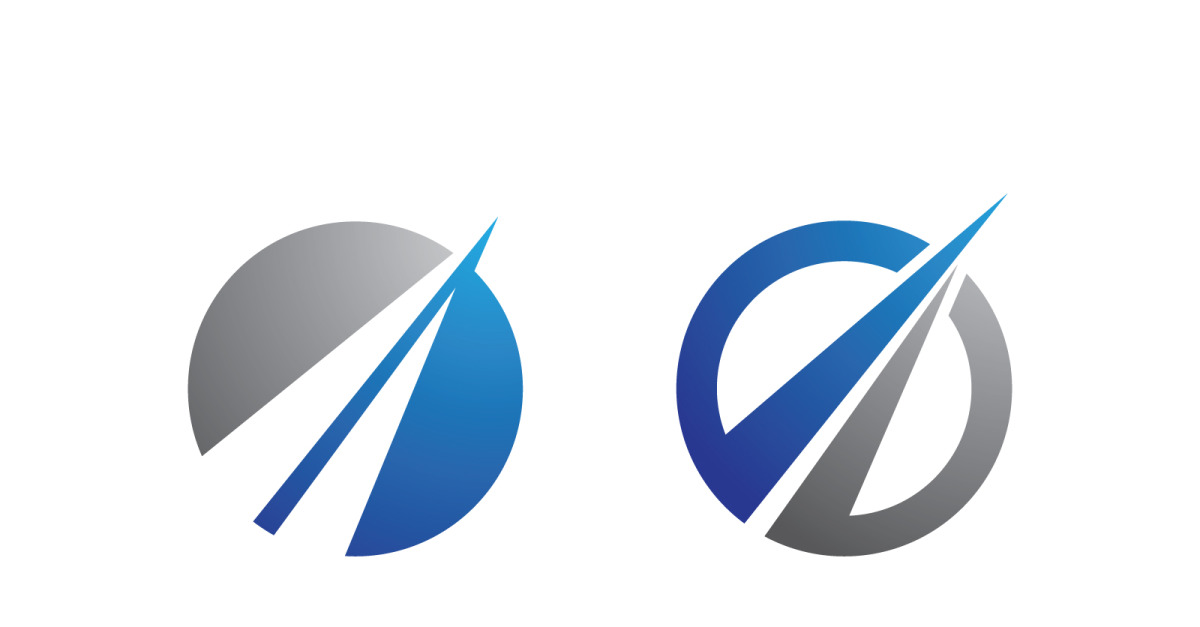 Business growth Finance concept logo illustration design v.9