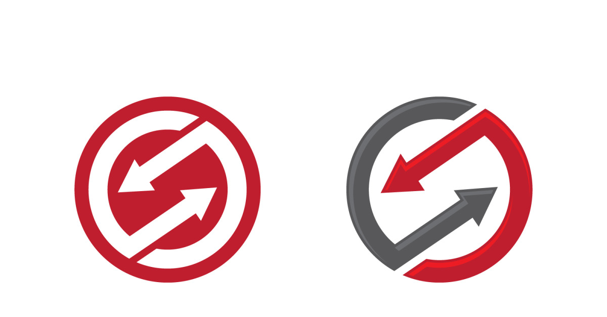 S Letter Logo business Icon illustration design Template v.2