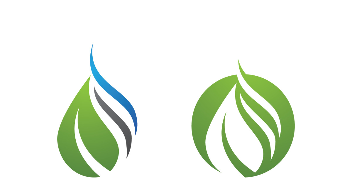 Water drop Plumbing Logo Template vector illustration v.114