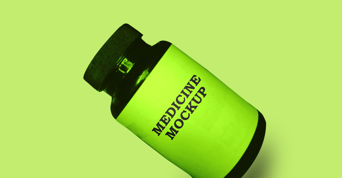 Medicine  Mockup PSD Template Design 8