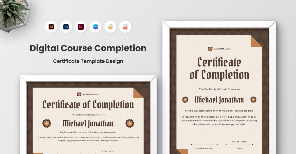 Professional Online Course Certificate