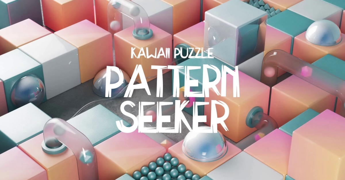 Hearts Beat Patterns / Kawaii Puzzle